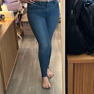 Dkny Blue Skinny Jeans with Stretchy Fit